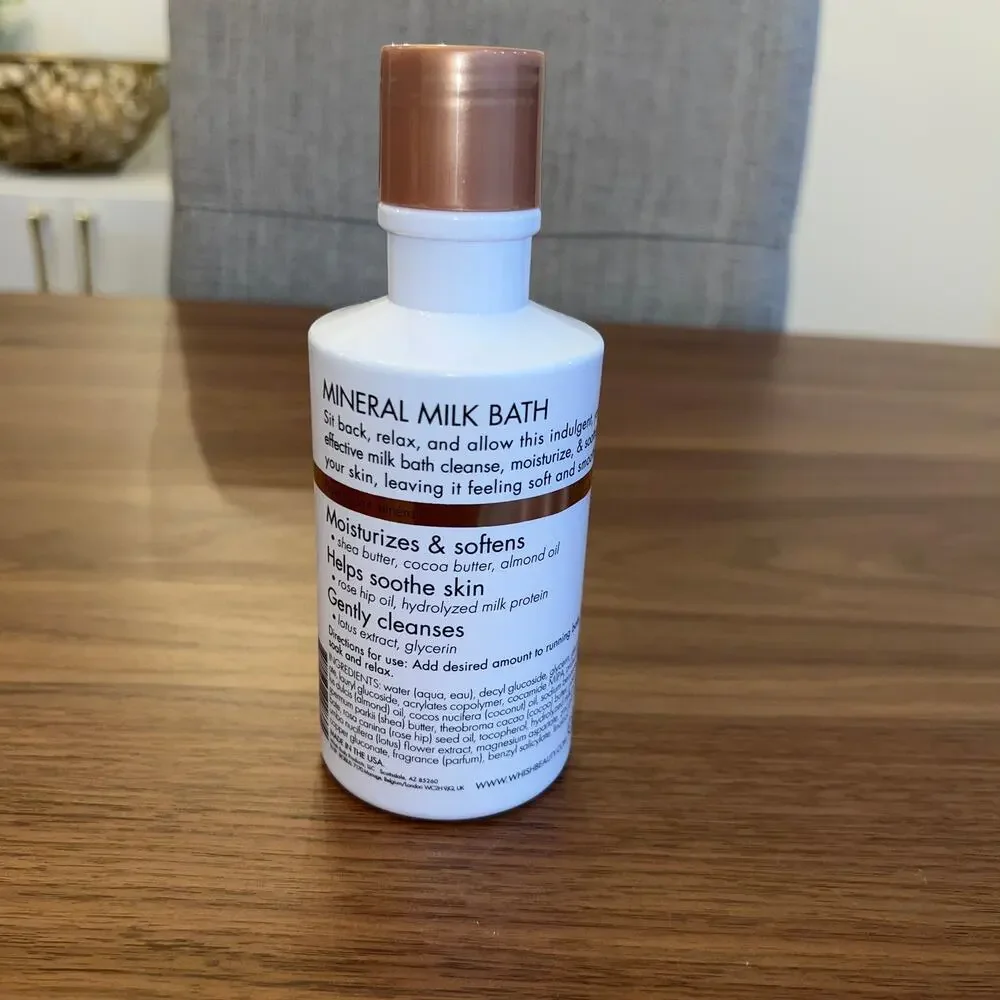 New Whish Rose Hip + Lotus Mineral Milk Bath
